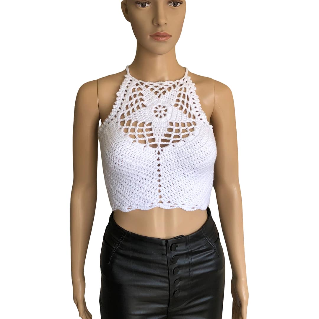 Crochet Star Halter Top - Image 7