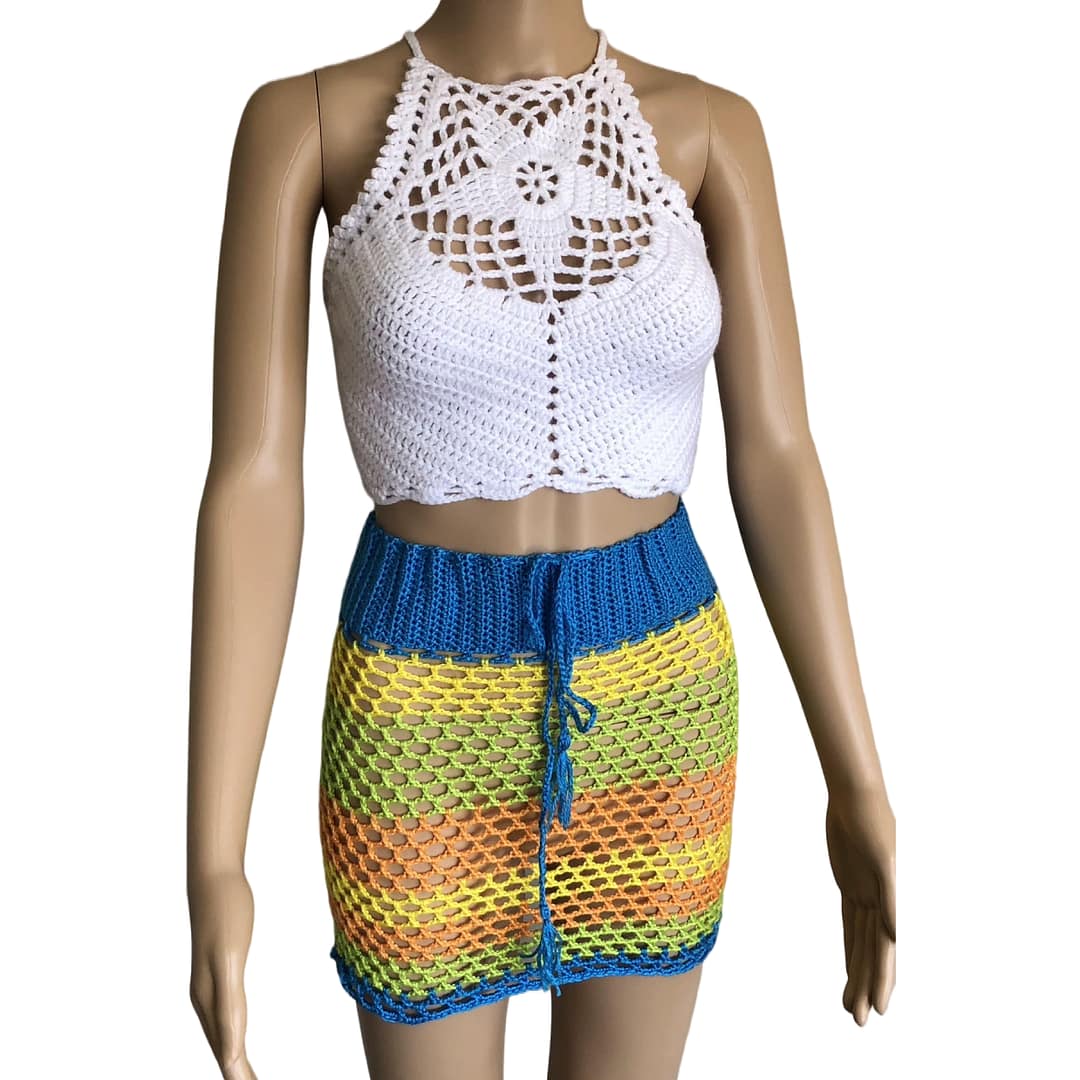 Crochet  Coverup Skirt - Image 2