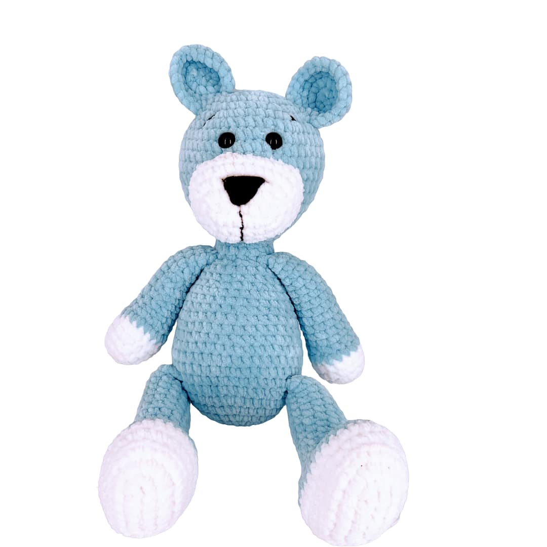 Crochet Bear Amigurumi Plushie, Stuffed Animal Toy - Image 7