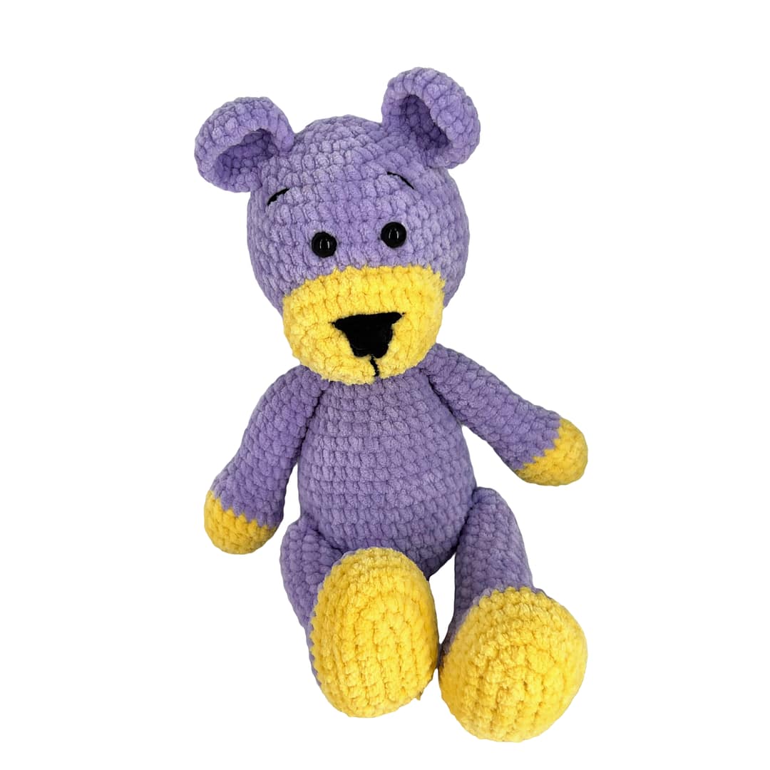 Crochet Bear Amigurumi Plushie, Stuffed Animal Toy - Image 9