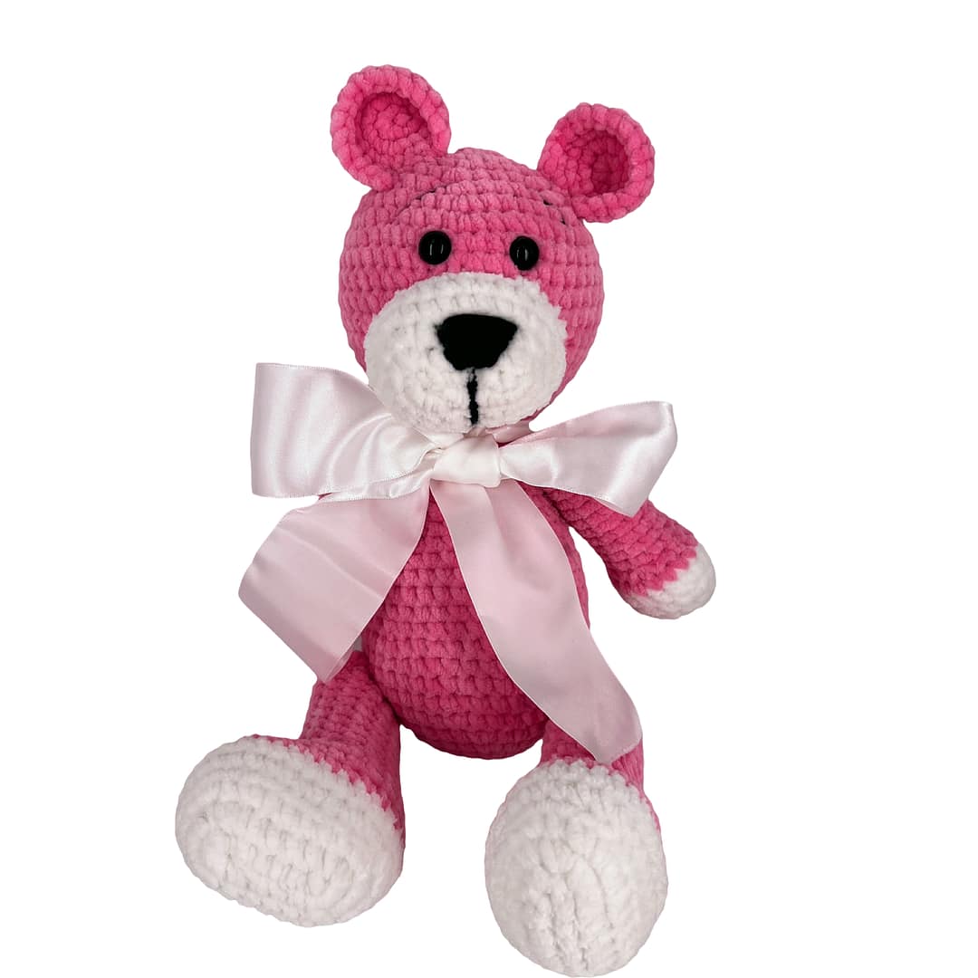 Crochet Bear Amigurumi Plushie, Stuffed Animal Toy - Image 10