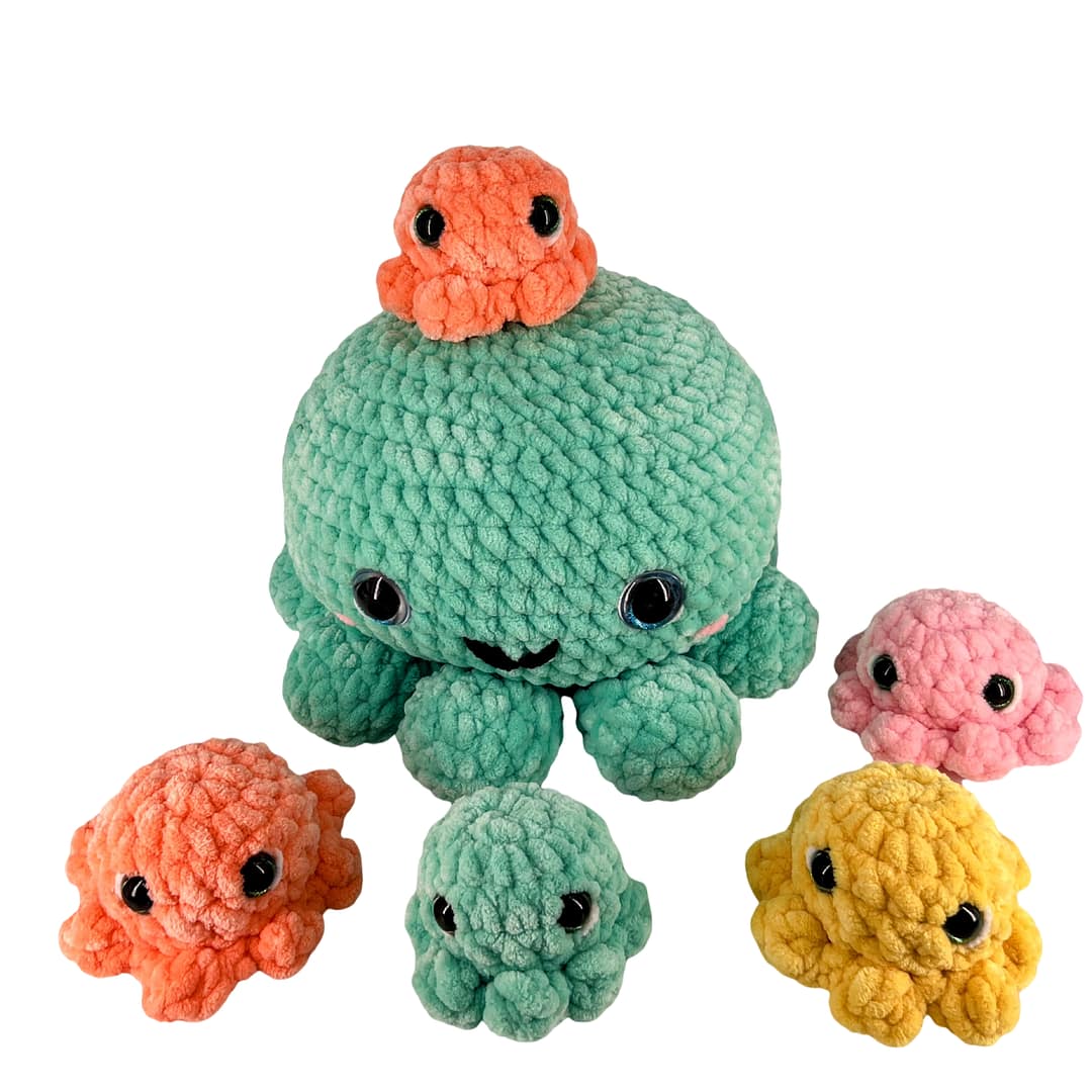 Crochet Octopus Plushie - Image 7