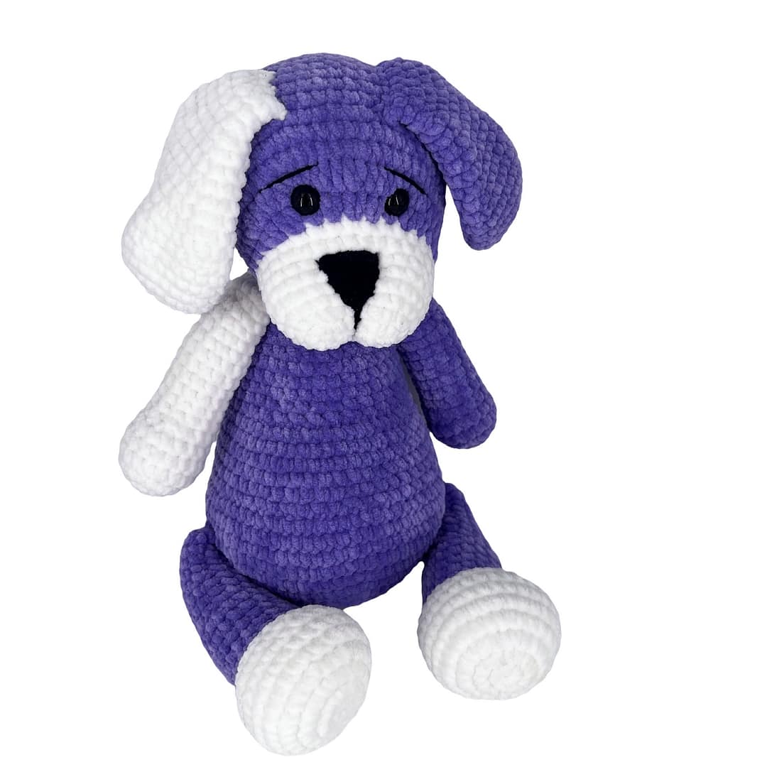 Crochet Dog Plushie, Dog Amigurumi, Crochet Puppy,Cute Crochet Dog - Image 2