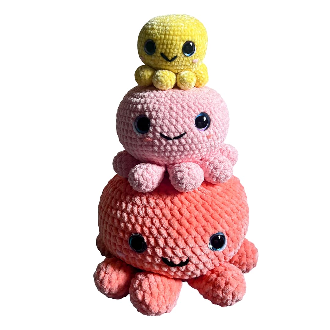 Crochet Octopus Plushie - Image 2