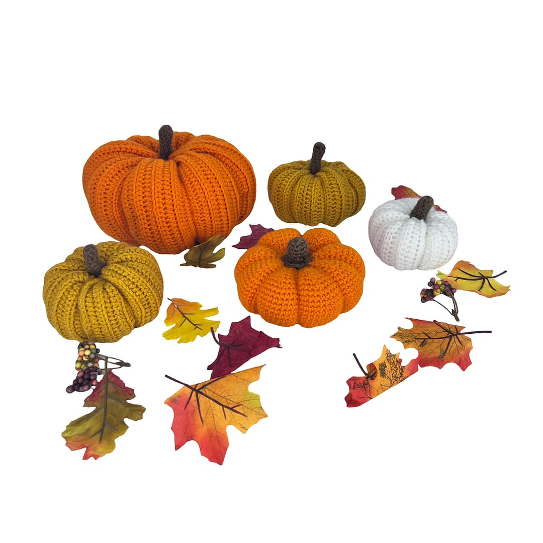 Crochet Stackable Pumpkin Centerpiece - Image 6