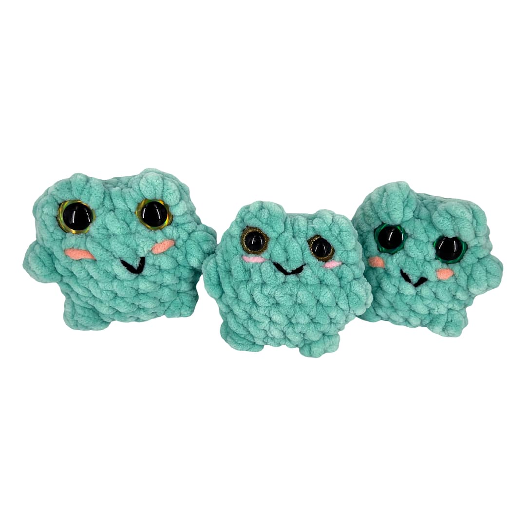 Crochet Chunky Frog Plushie - Image 5