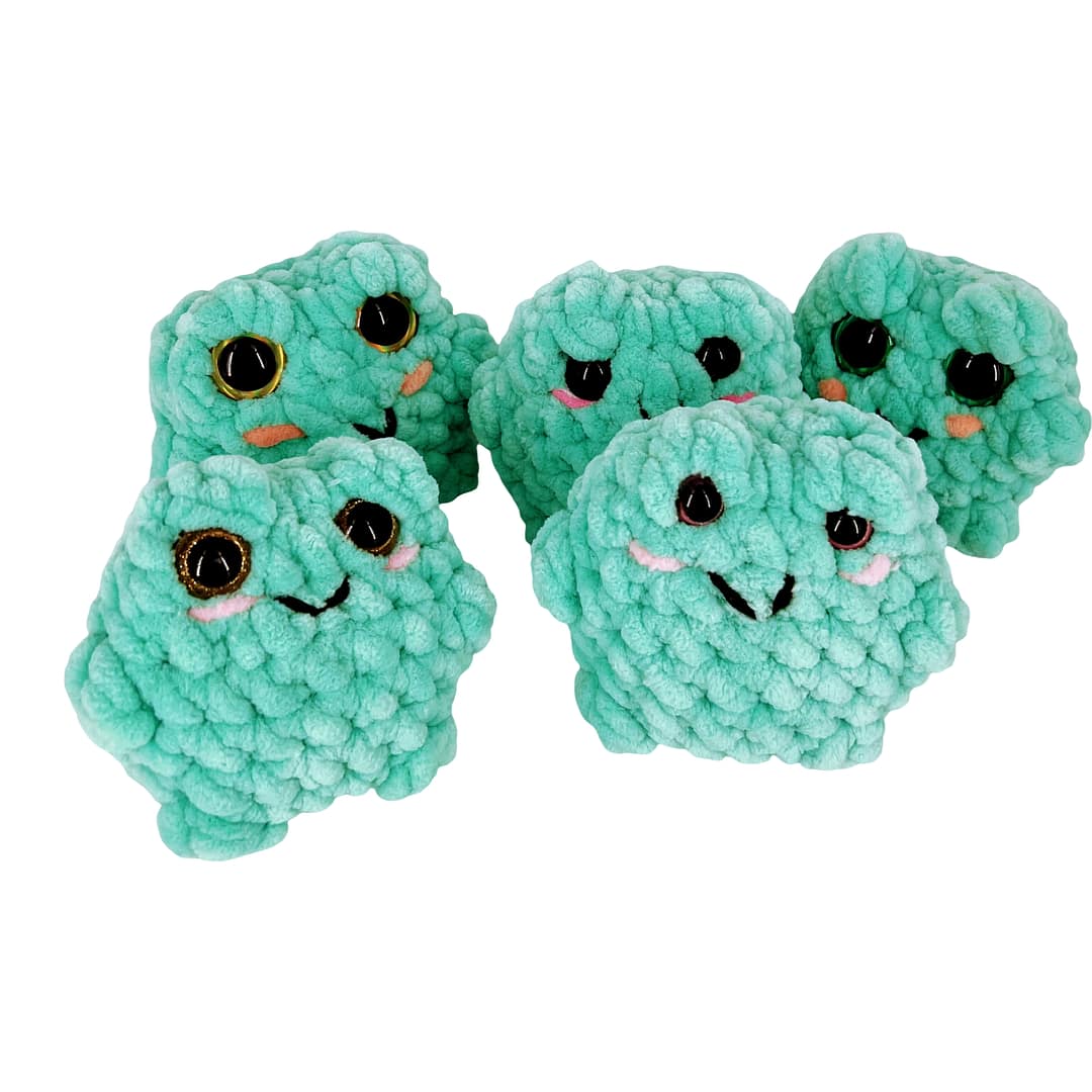 Crochet Chunky Frog Plushie - Image 9