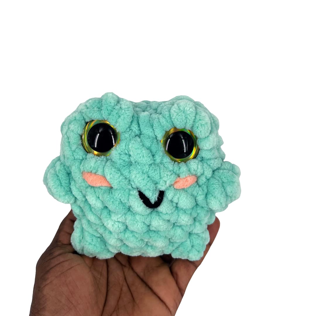 Crochet Chunky Frog Plushie - Image 10