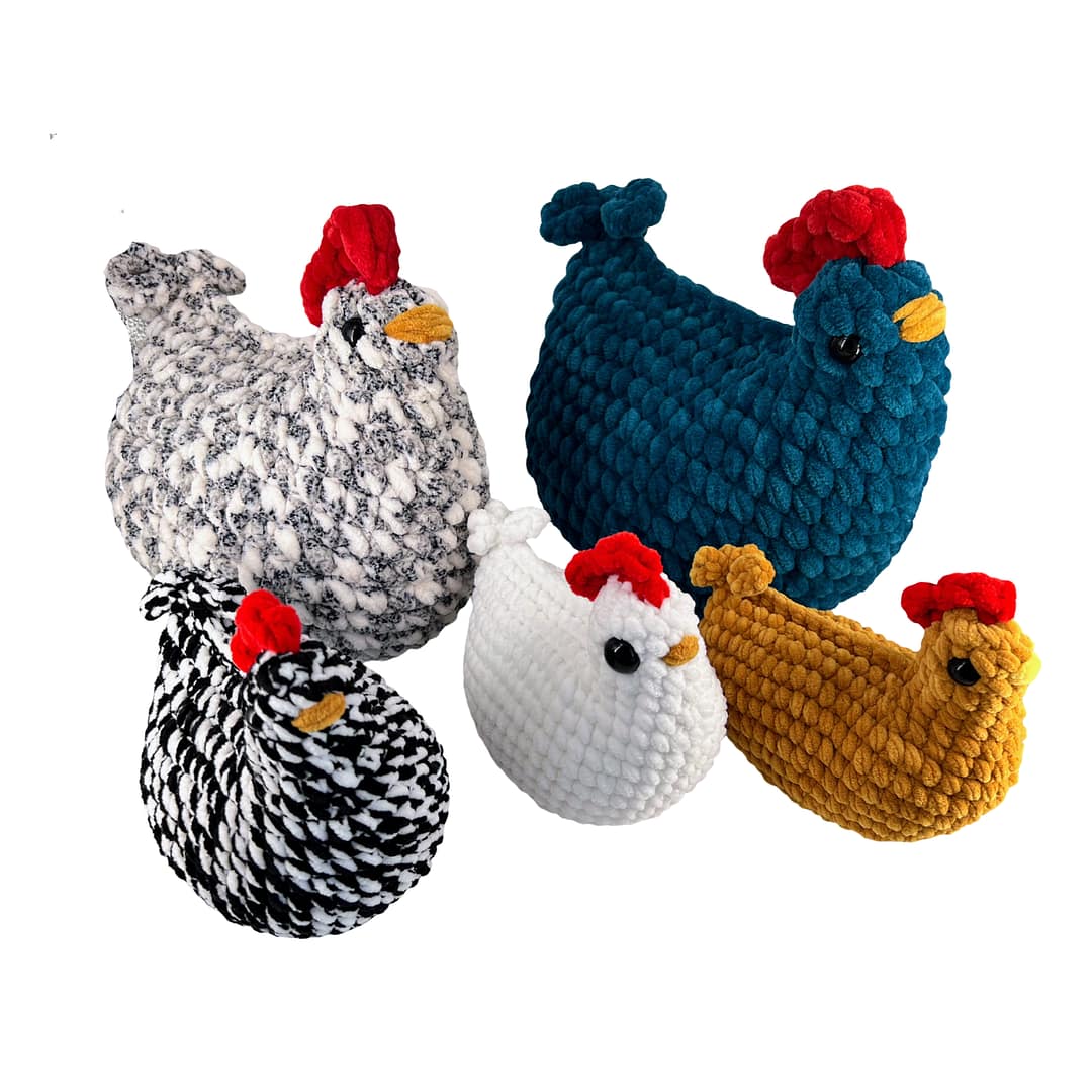 Crochet Chicken Plushie