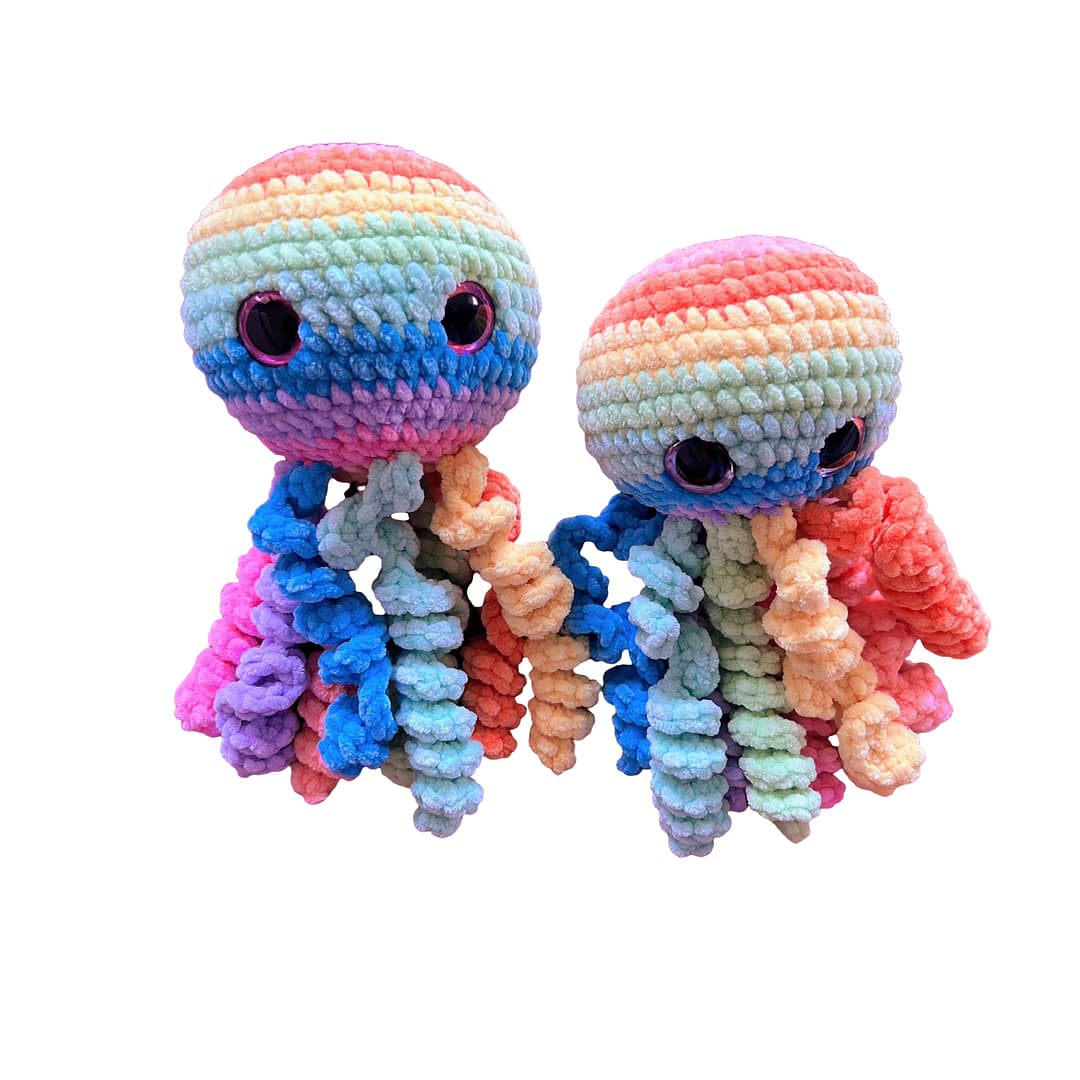 Rainbow Octopus Plush Toy - Image 8