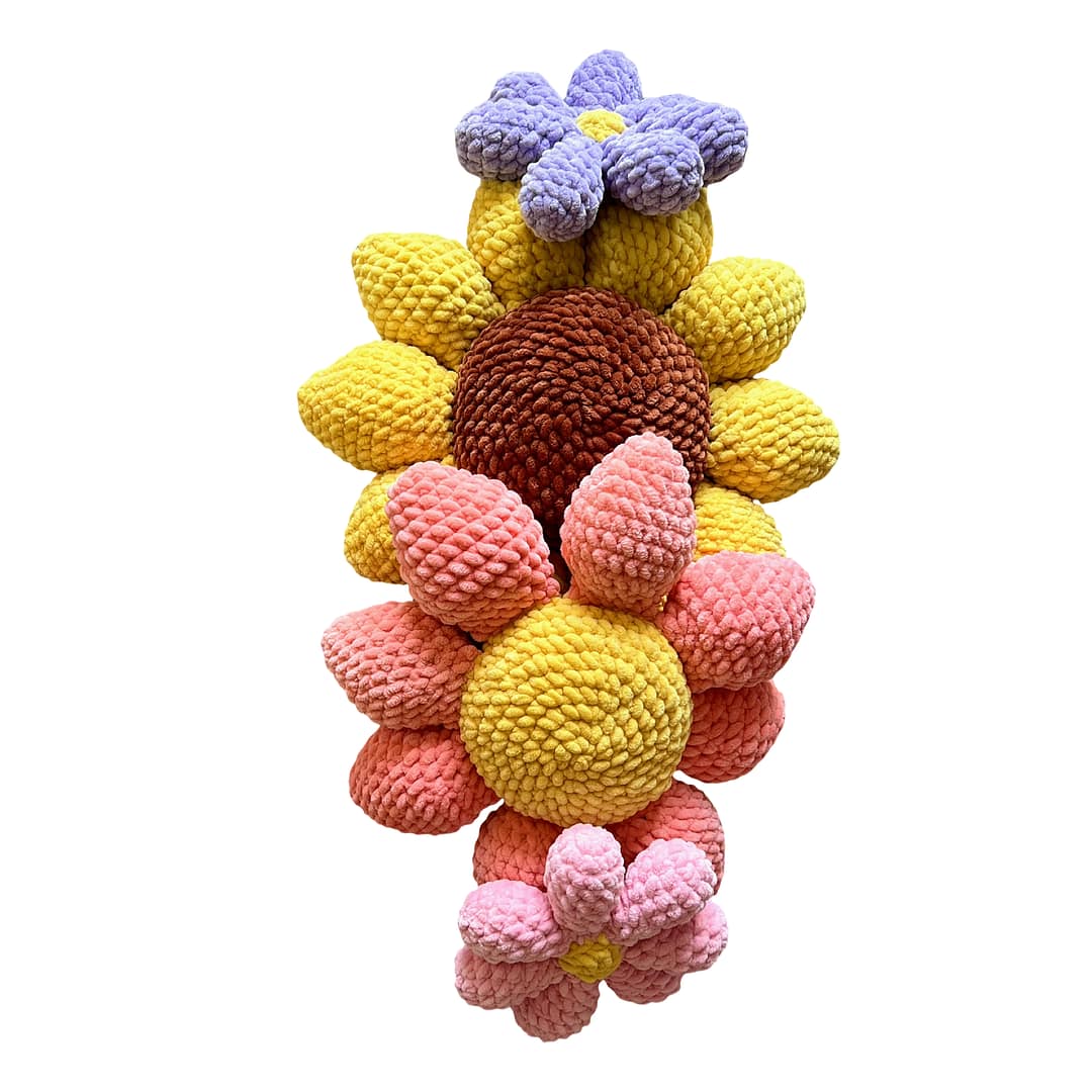 Crochet Flower Pillow - Image 12
