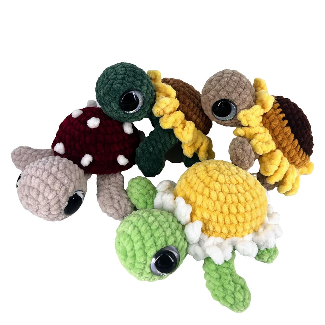 Crochet Turtle Plushie - Image 2