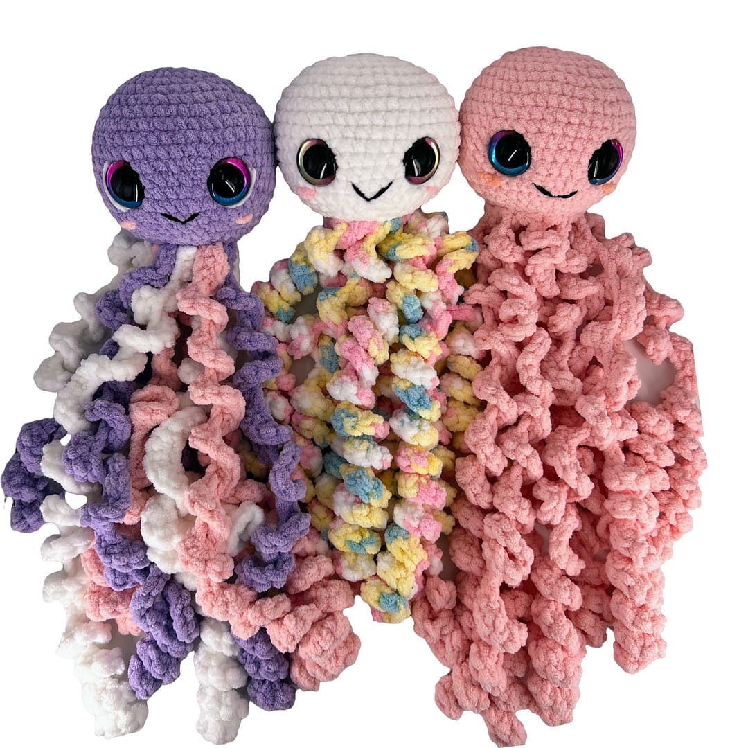 Pink Octopus Plushie - Image 5