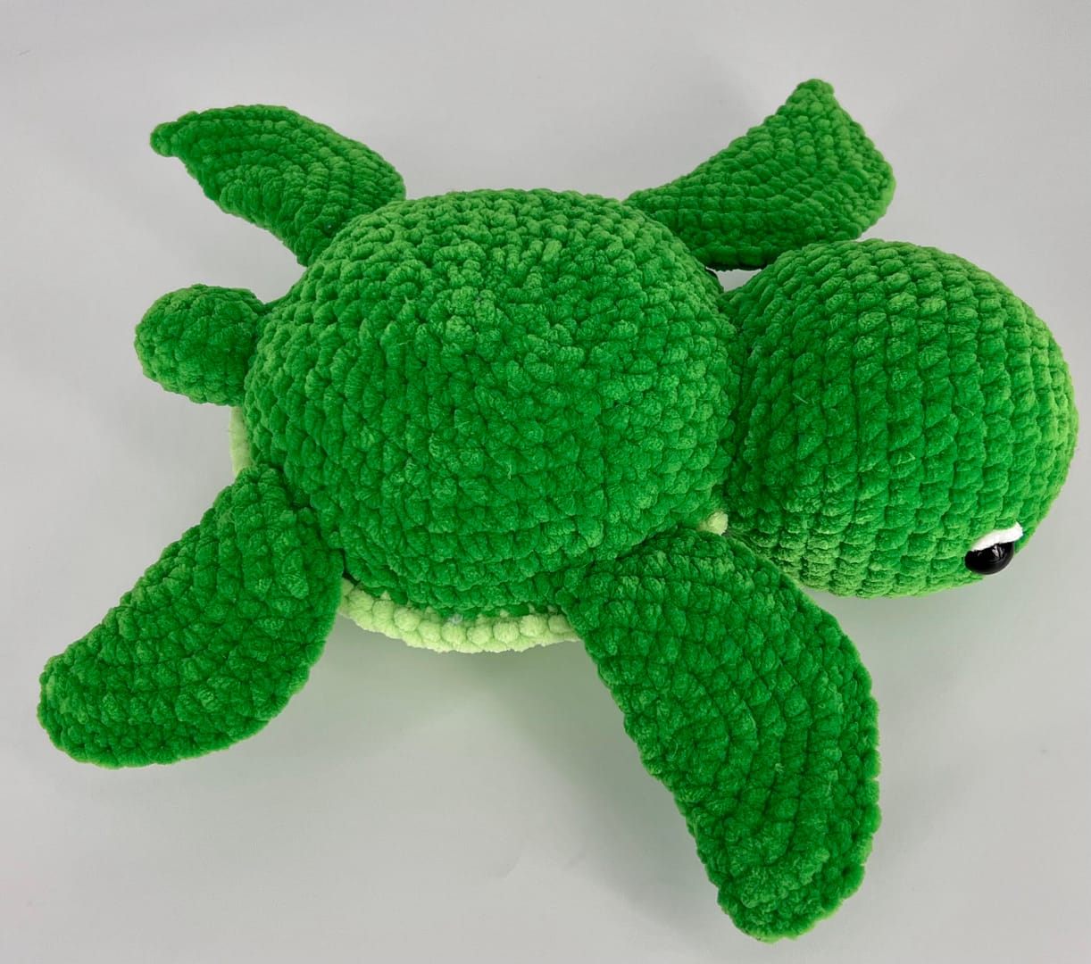 Crochet Large Turtle Amigurumi Plush - Image 3
