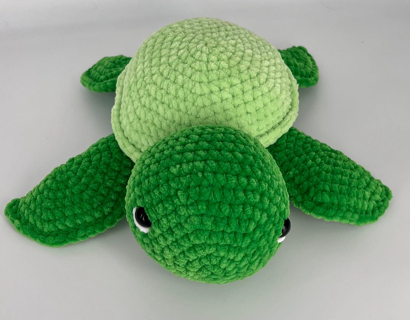 Crochet Large Turtle Amigurumi Plush - Image 2