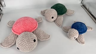 Crochet Turtle Amigurumi Plush