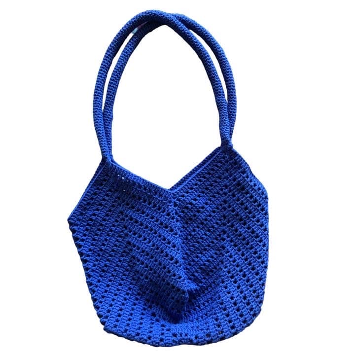 Crochet chevron shoulder Bag - Image 5