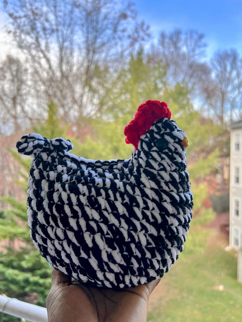 Crochet Chicken Plushie - Image 9