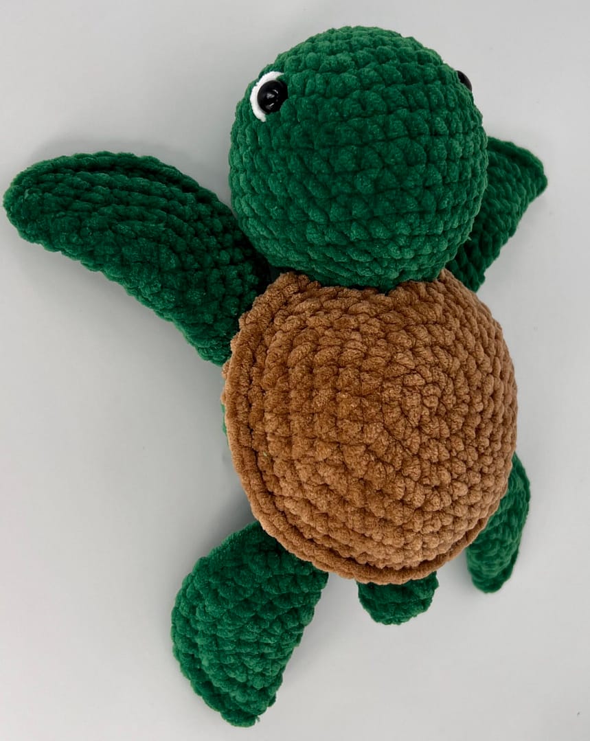 Crochet Large Turtle Amigurumi Plush - Image 11